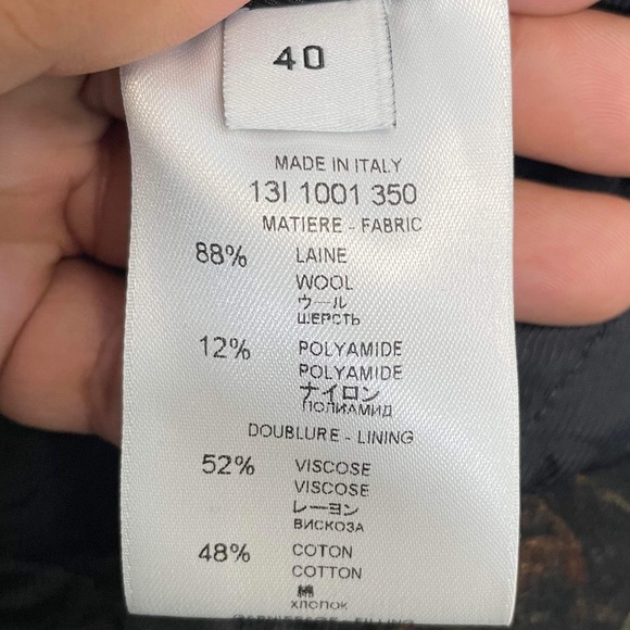 COPY - Floral print wool motorcycle jacket size 40, Givenchy - Picture 4 of 10